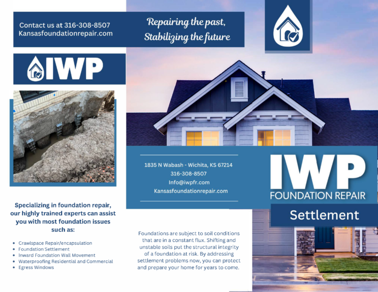 IWP Foundation Repair - Foundation Settlement & Repair - Downloadable Brochure - 1