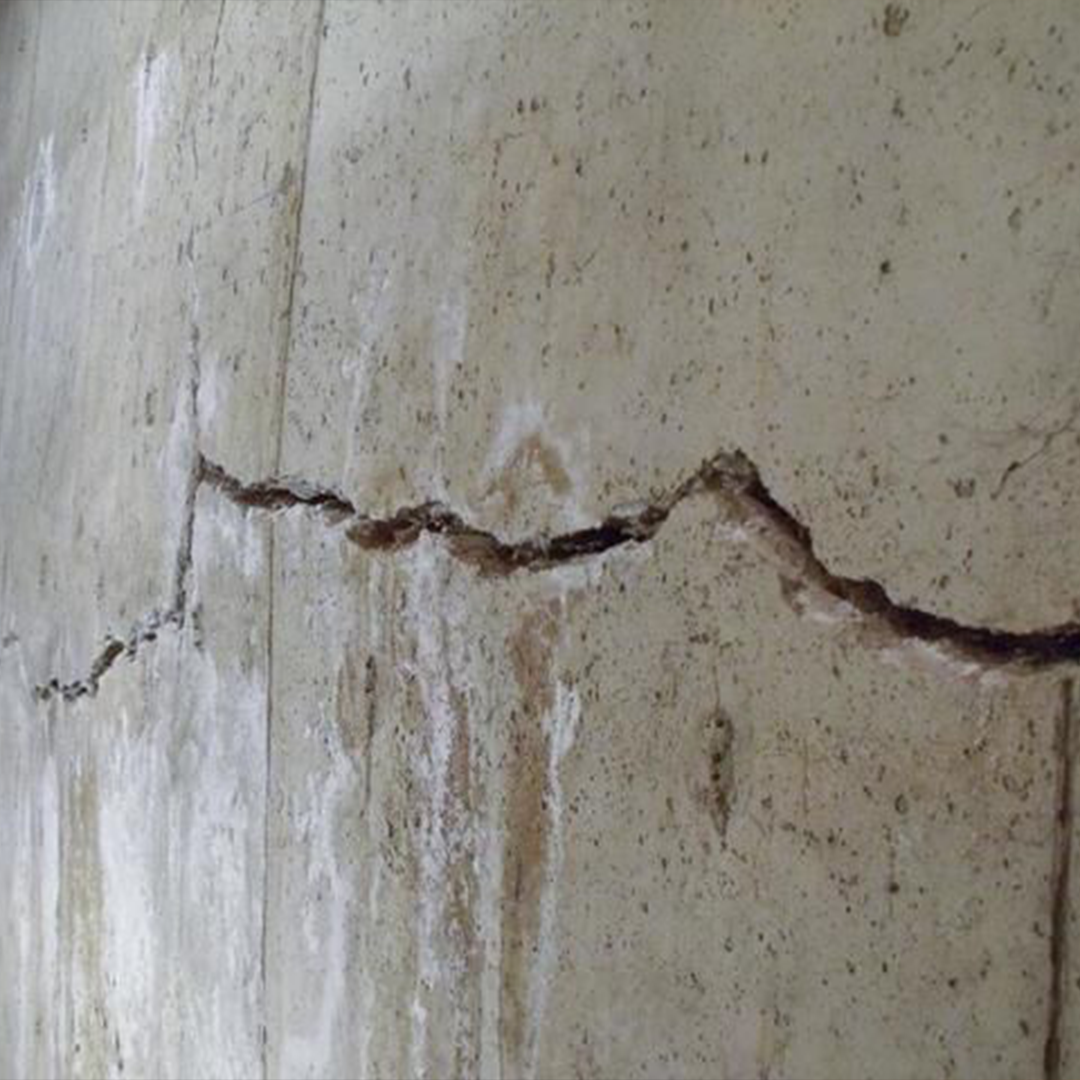 IWP Foundation Repair - Wichita, KS - Example of Bowing Basement Wall 2 - #1 Foundation Repair Company in the Midwest