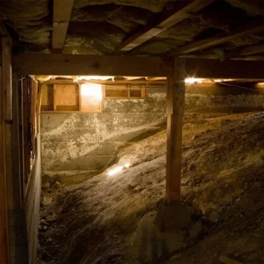 IWP Foundation Repair - Wichita, KS - Example of Crawlspace Settlement - #1 Foundation Repair Company in the Midwest