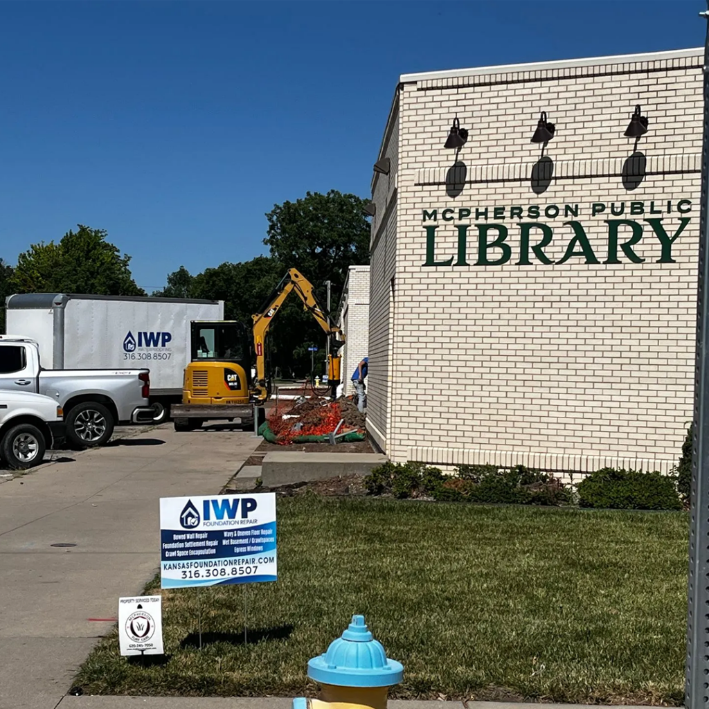 IWP Foundation Services - Commercial Foundation Repair - McPherson College Library